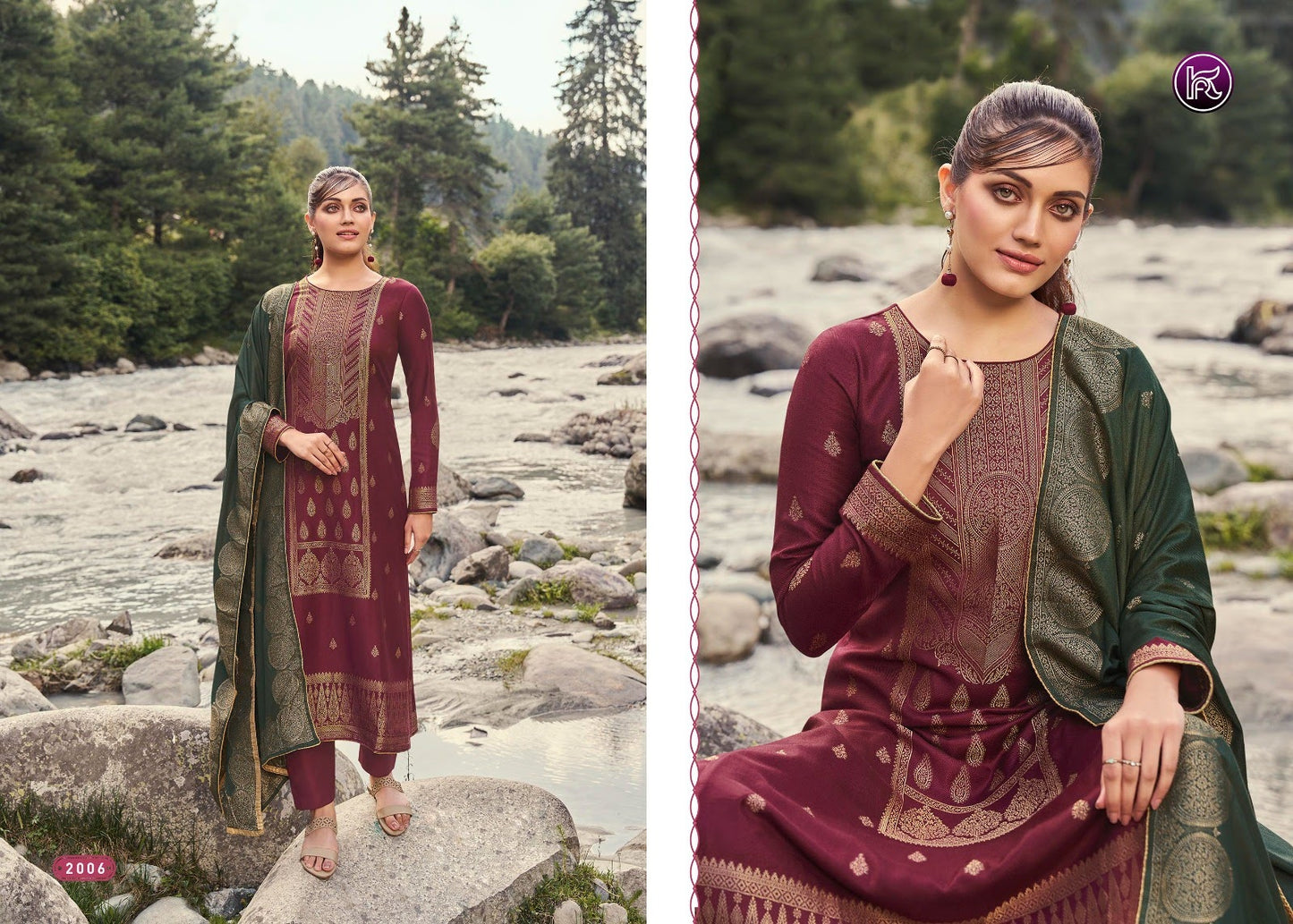 Vol 2 Kala Fashion Viscose Pashmina Suits