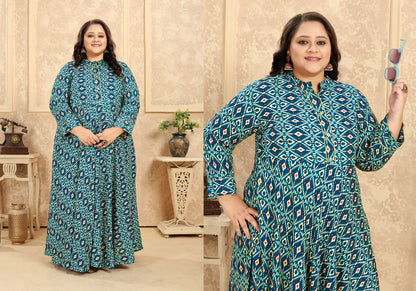 Vol 2 Moksh International Rayon Plus Size Kurtis