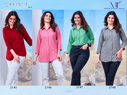 Vol 2 Moksh International Cotton Women Shirts