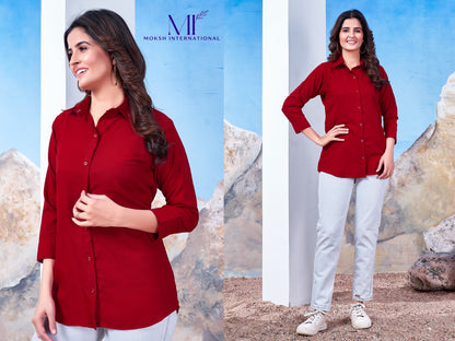 Vol 2 Moksh International Cotton Women Shirts