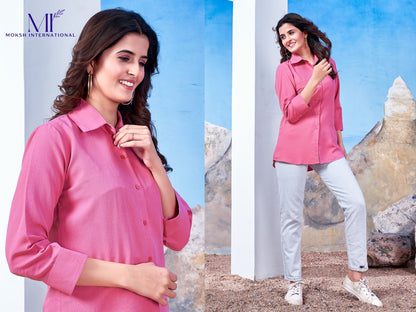 Vol 2 Moksh International Cotton Women Shirts