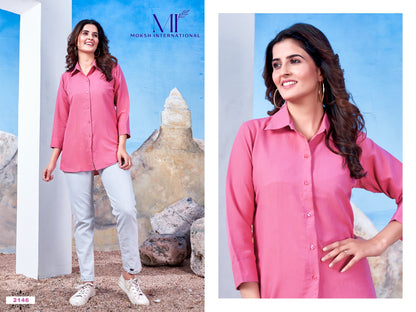 Vol 2 Moksh International Cotton Women Shirts