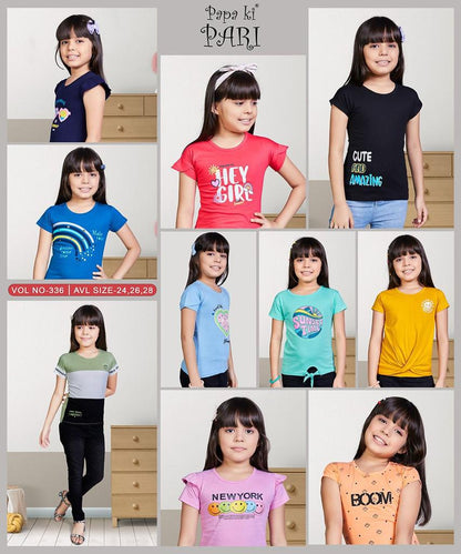 Vol 336 Papa Ki Pari Cotton Girls Top