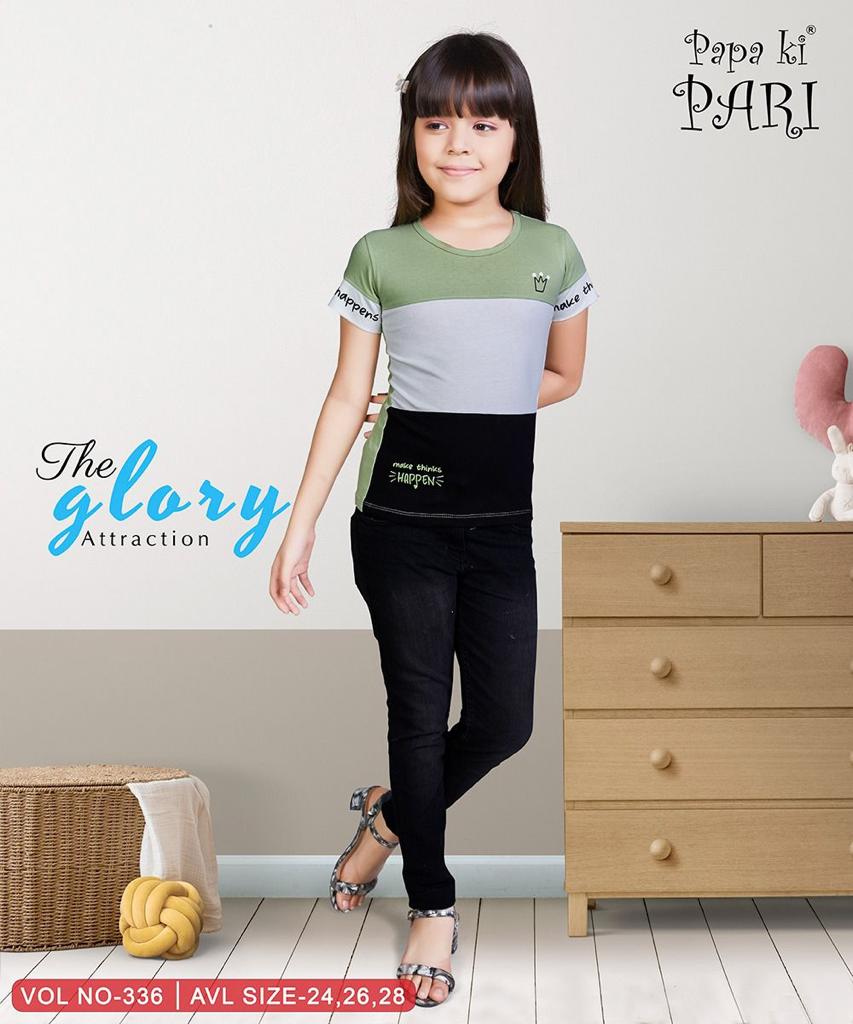 Vol 336 Papa Ki Pari Cotton Girls Top