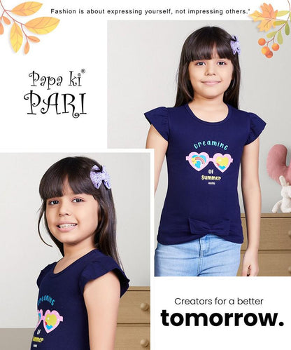 Vol 336 Papa Ki Pari Cotton Girls Top