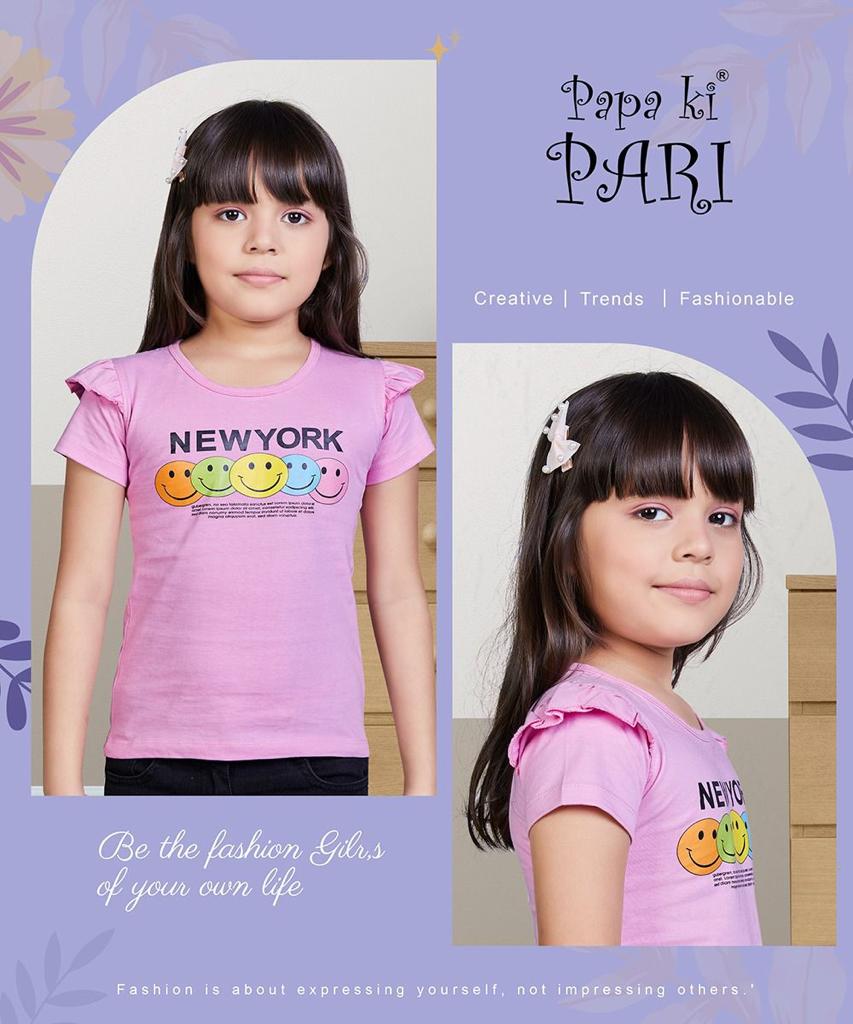 Vol 336 Papa Ki Pari Cotton Girls Top