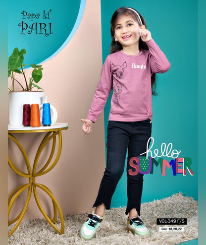 Vol 349 Papa Ki Pari Cotton Girls Top