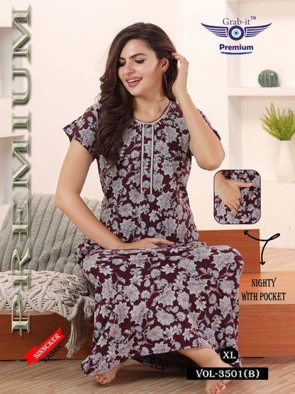 Vol 3501 B Grab It Sincker Night Gowns