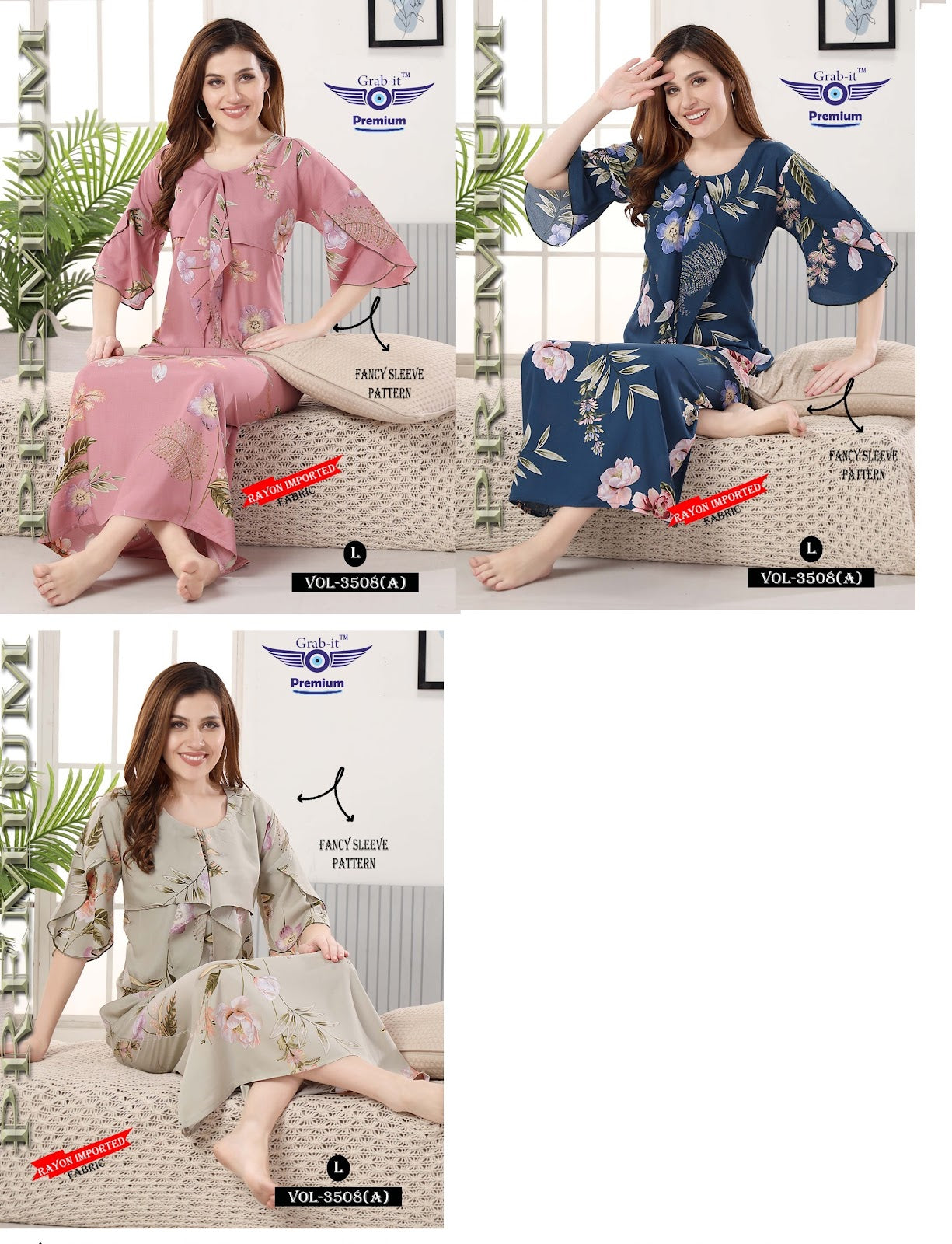 Vol 3508 A Grab It Night Gowns