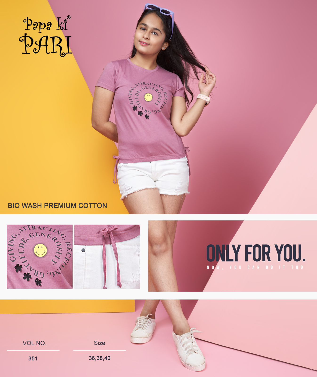 Vol 351 Papa Ki Pari Girls Top