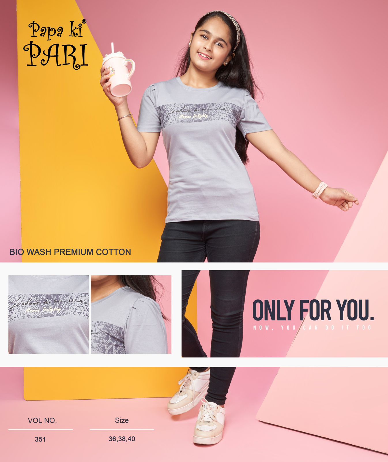 Vol 351 Papa Ki Pari Girls Top