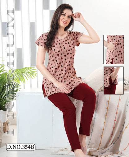 Vol 354 Kavyansika Cotton Kurta Night Suits