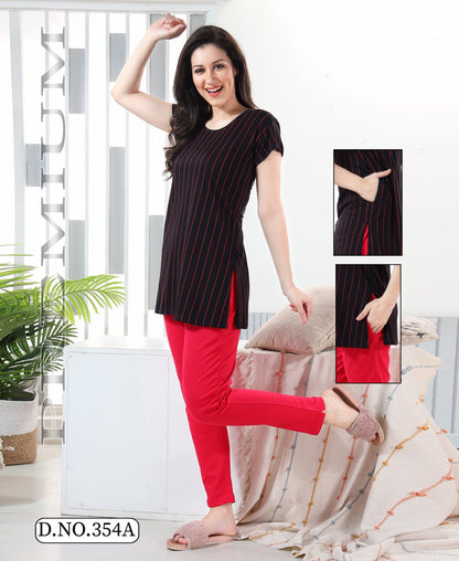 Vol 354 Kavyansika Cotton Kurta Night Suits