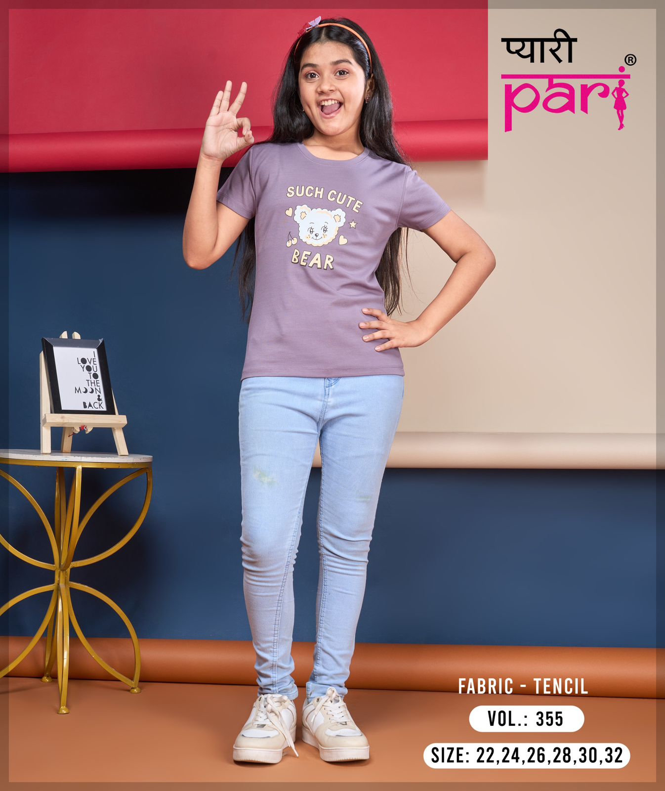 Vol 355 Pyari Pari Girls Tshirt