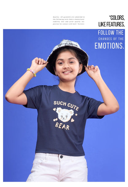 Vol 357 Papa Ki Pari Lycra Tencil Girls Top