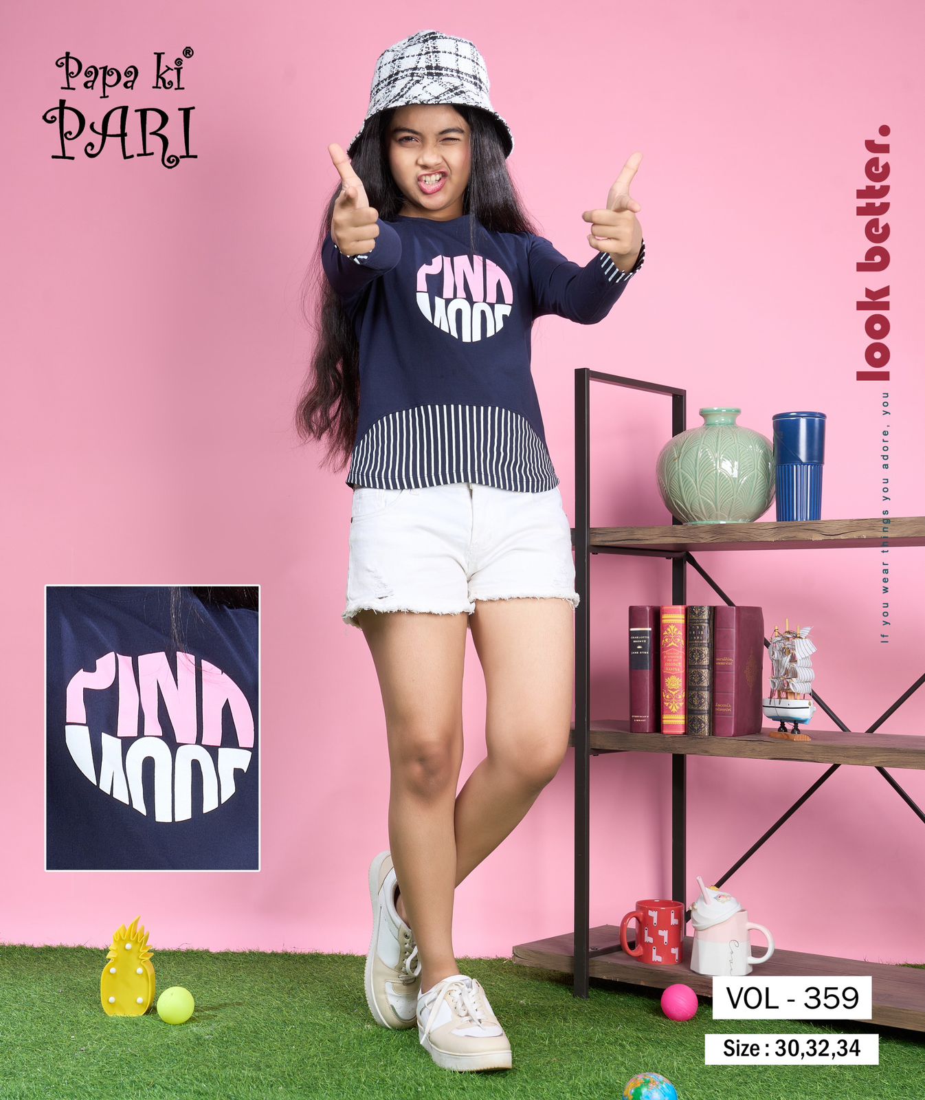 Vol 359 Papa Ki Pari Girls Top