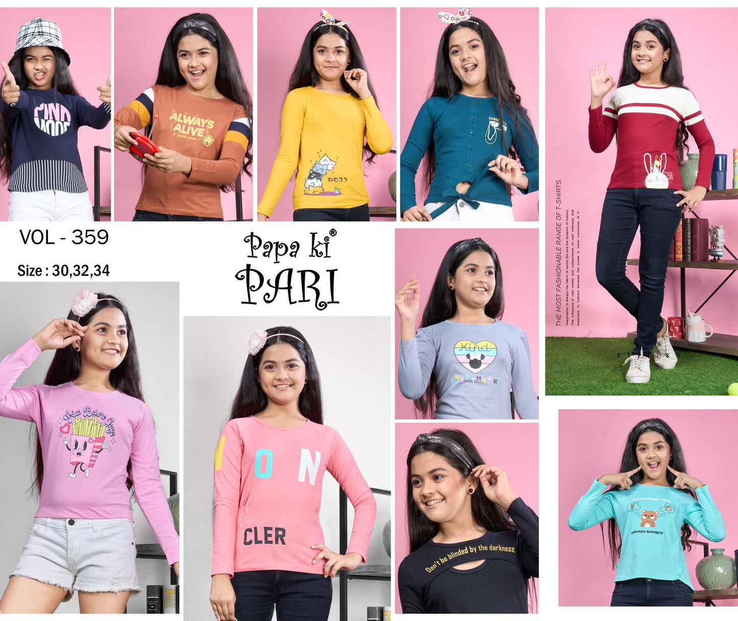 Vol 359 Papa Ki Pari Girls Top