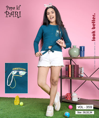 Vol 359 Papa Ki Pari Girls Top