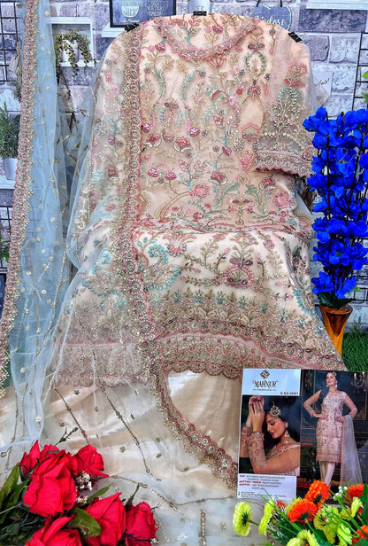 Vol 35 Mahnur Butterfly Net Pakistani Salwar Suits