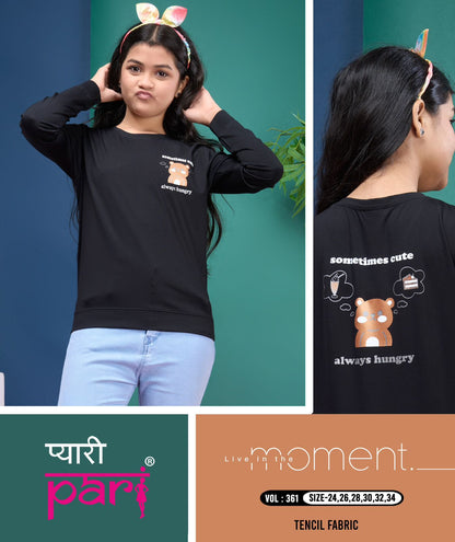 Vol 361 Pyari Pari Lycra Girls Tshirt