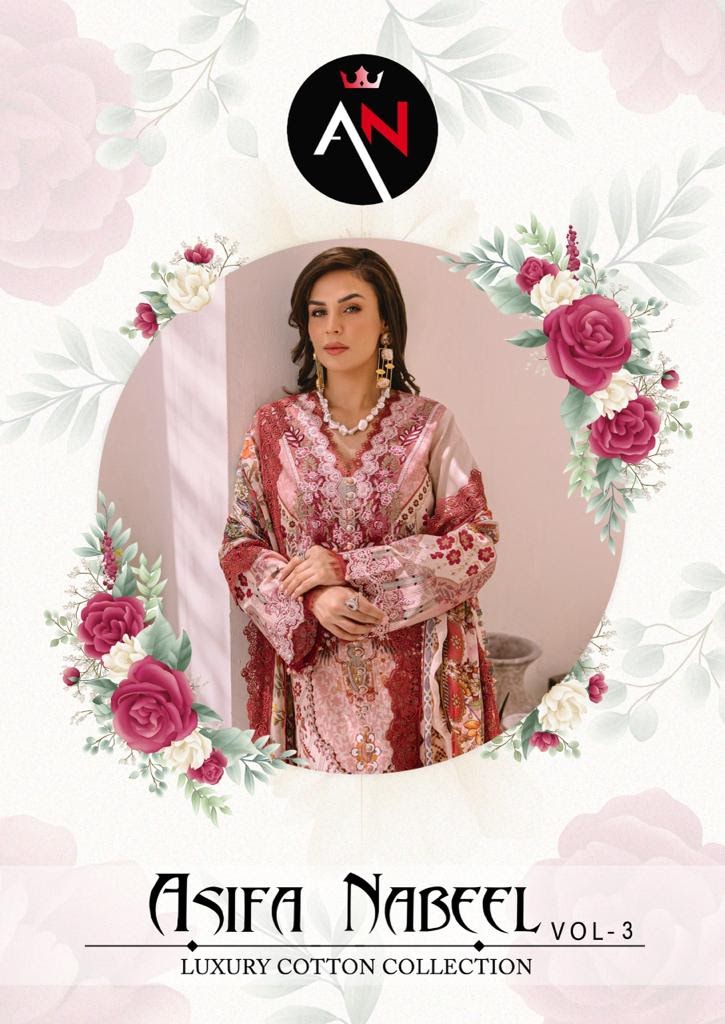 Vol 3 Asifa Nabeel Karachi Salwar Suits