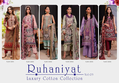 Vol 3 Ruhaniyat Karachi Salwar Suits