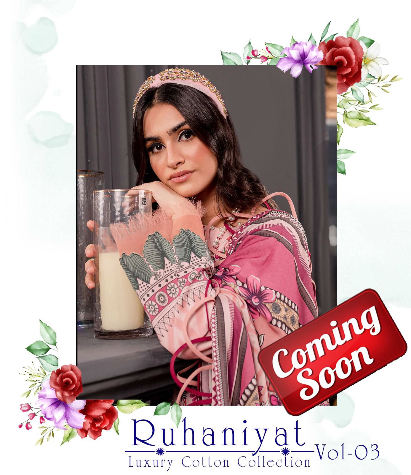 Vol 3 Ruhaniyat Karachi Salwar Suits