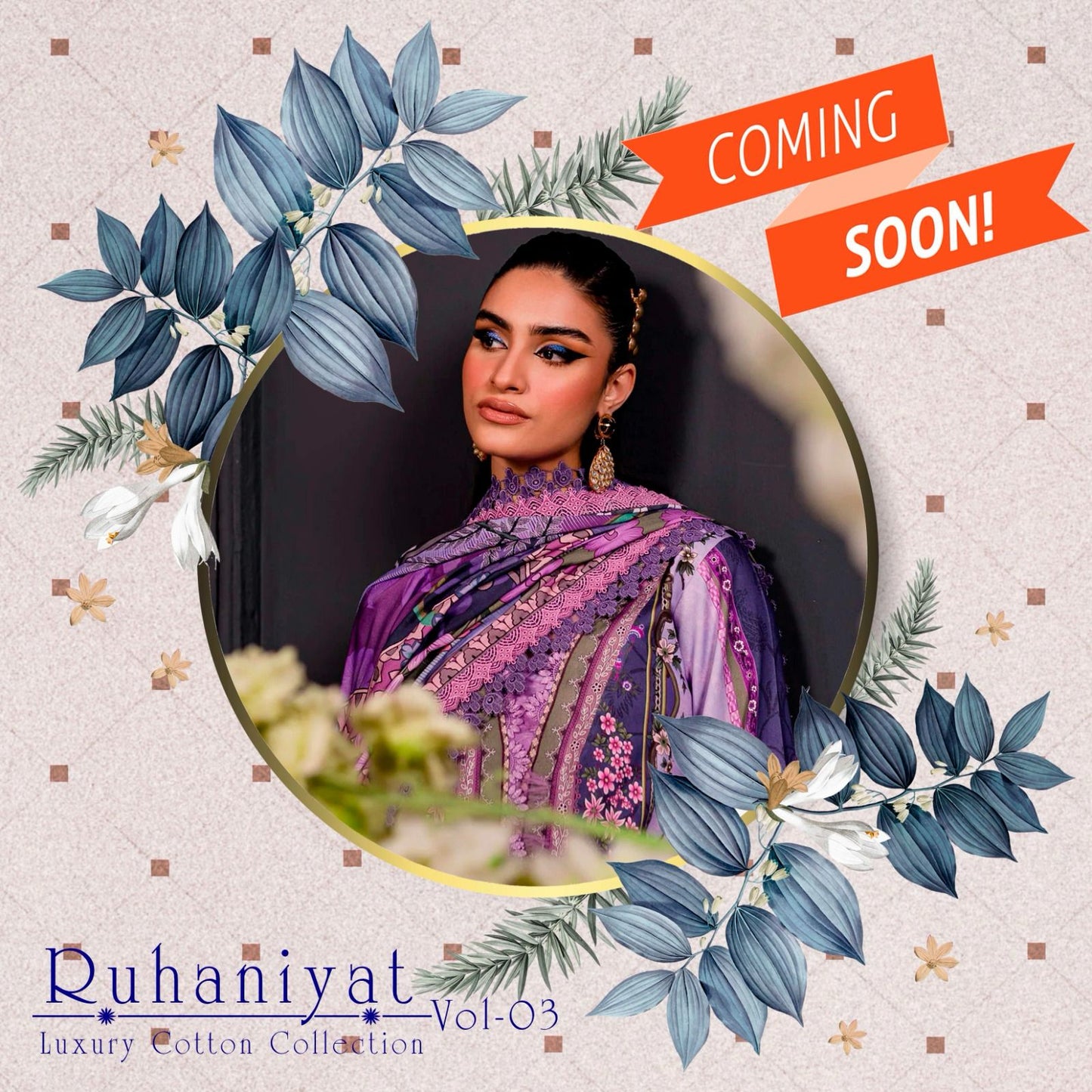 Vol 3 Ruhaniyat Karachi Salwar Suits