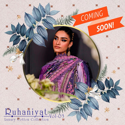 Vol 3 Ruhaniyat Karachi Salwar Suits
