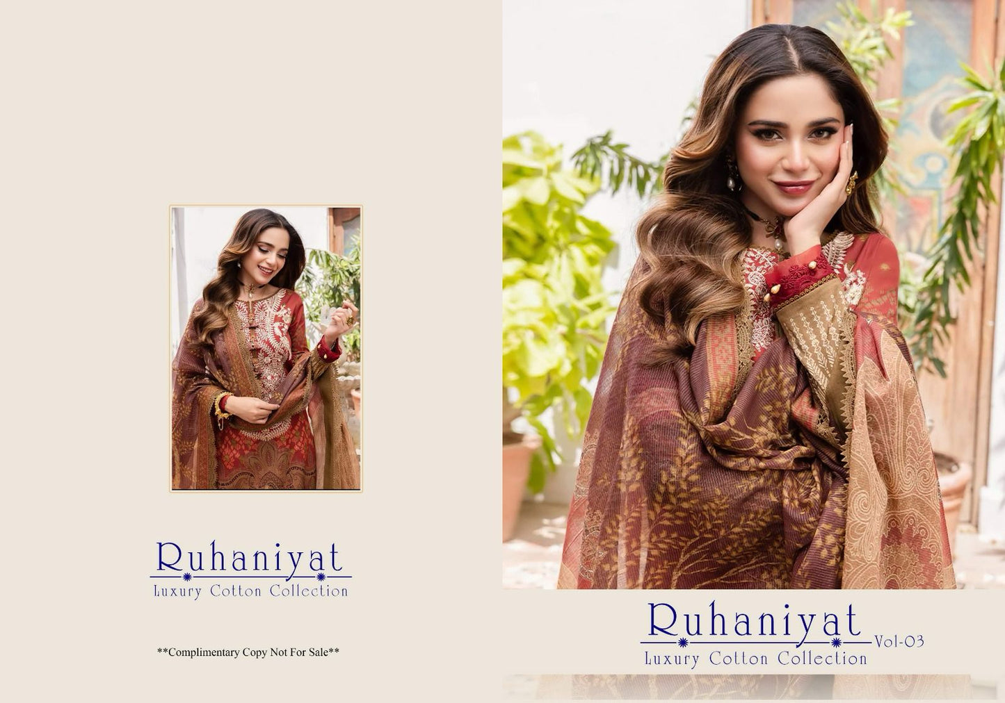 Vol 3 Ruhaniyat Karachi Salwar Suits