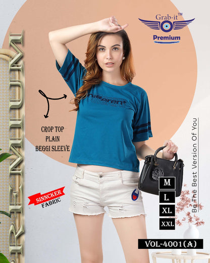 Vol 4001 A Grab It Sincker Crop Top