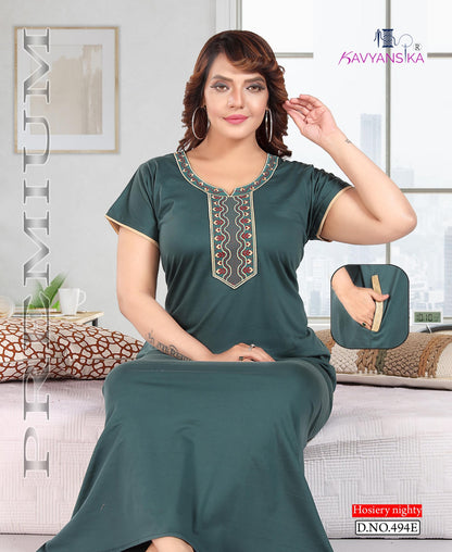 Vol 494 Kavyansika Night Gowns