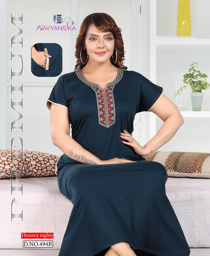 Vol 494 Kavyansika Night Gowns