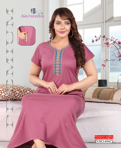 Vol 494 Kavyansika Night Gowns
