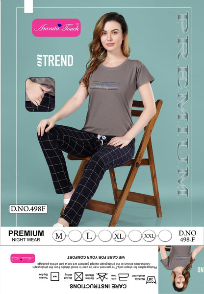 Vol 498 Kavyansika Pyjama Night Suits