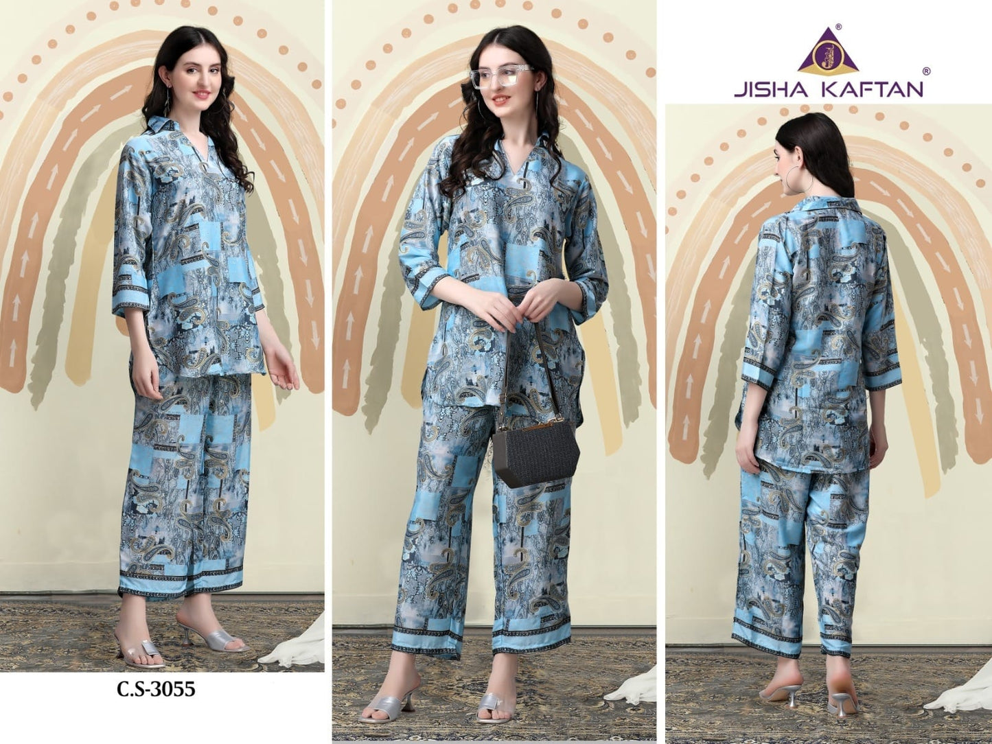 Vol 4 0512 Jelite Silk Co Ord Set