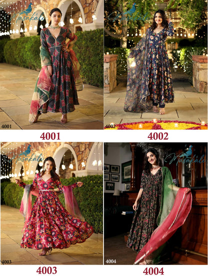 Vol 4 Masakali Muslin Readymade Pant Style Suits