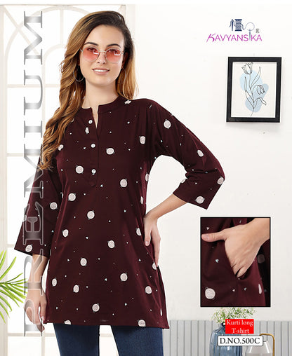 Vol 500 Kavyansika Short Kurtis