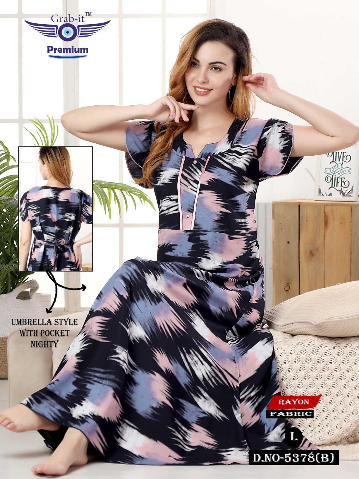 Vol 5379 Grab It Night Gowns