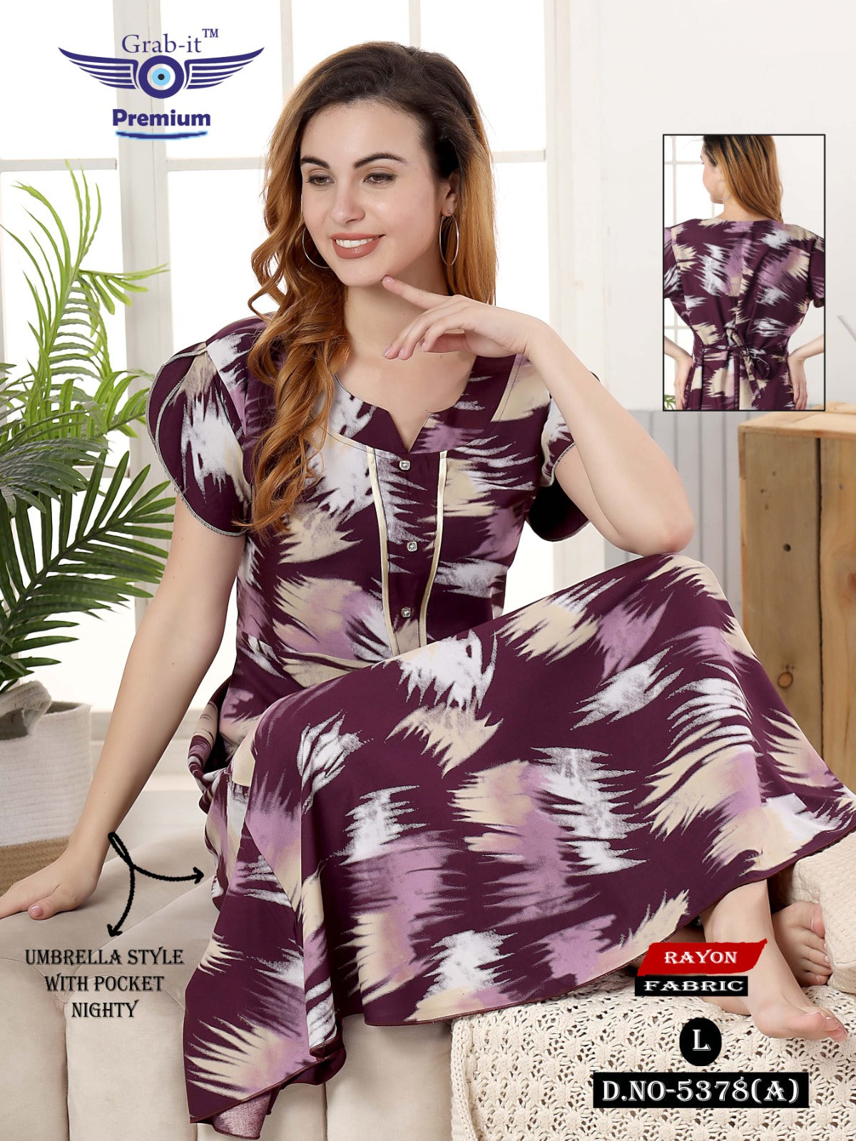 Vol 5379 Grab It Night Gowns