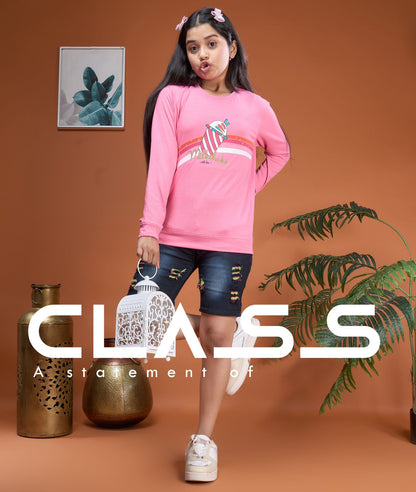 Vol 5433 Pyari Pari Girls Tshirt