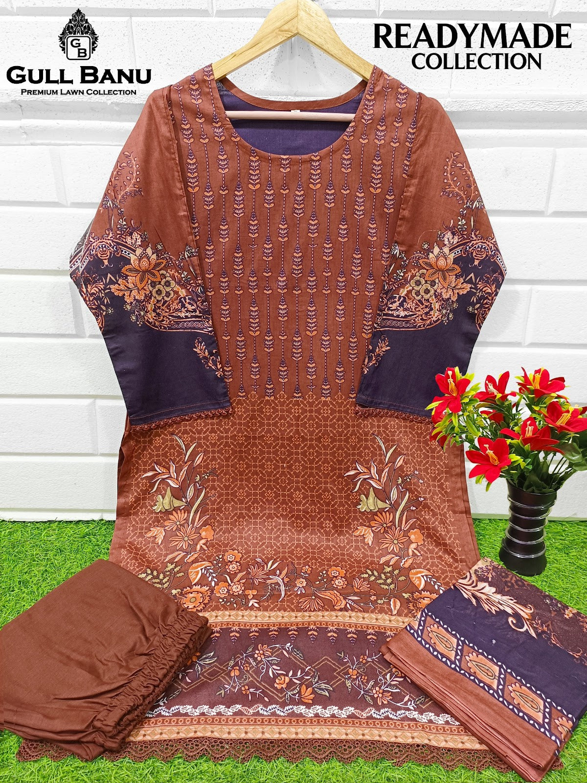 Vol 5 Gull Banu Cambric Cotton Pakistani Readymade Suits