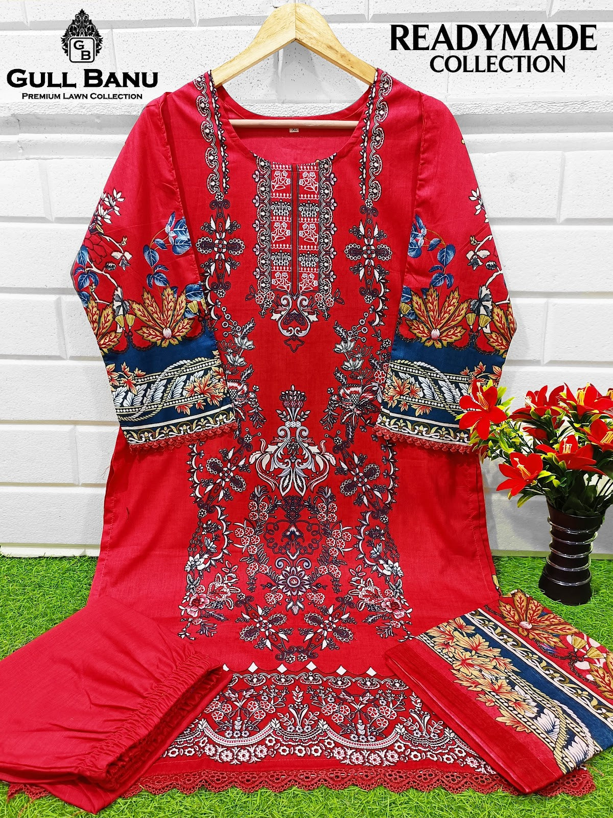 Vol 5 Gull Banu Cambric Cotton Pakistani Readymade Suits