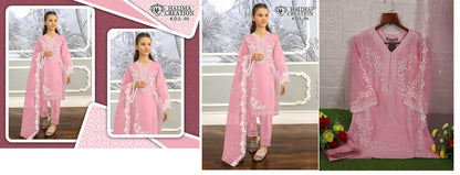Vol 5 Halima Creation Organza Girls Readymade Pant Suits