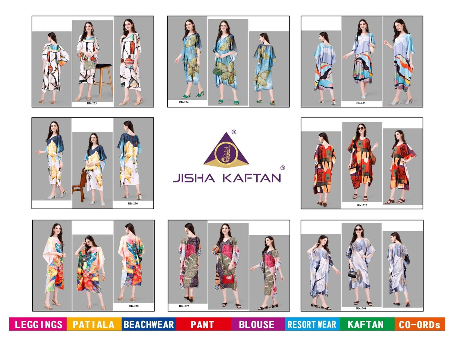 Vol 5 Jelite Poly Reyon Kaftans