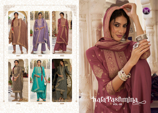 Vol 5 Kala Fashion Pashmina Suits