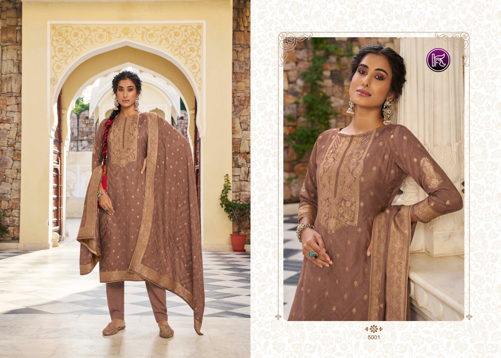 Vol 5 Kala Fashion Pashmina Suits