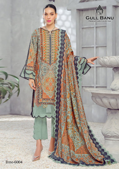 Vol 6 Gul Ahmed Lawn Karachi Salwar Suits