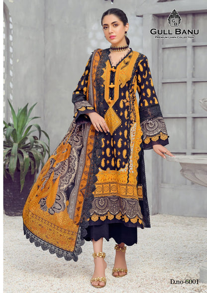 Vol 6 Gul Ahmed Lawn Karachi Salwar Suits