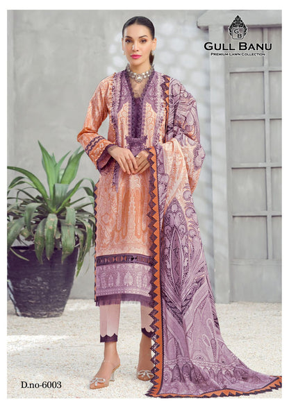 Vol 6 Gul Ahmed Lawn Karachi Salwar Suits
